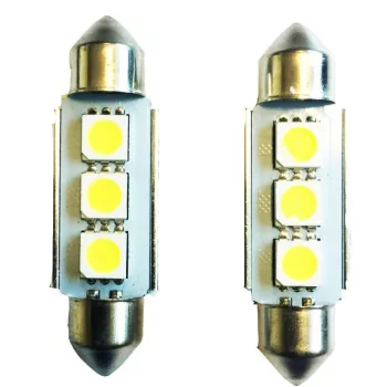   CANBUS 3SMD 41mm Szofita LED izzó - párban - SMD-LA513C-41MM