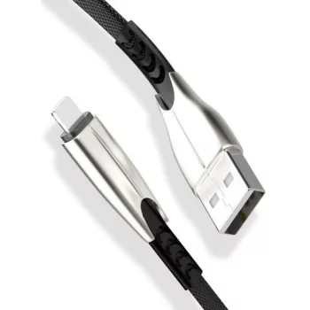   Gyorstöltő adatkábel USB - Lightning - 5A 100W - 1m - 121BKAPPLE