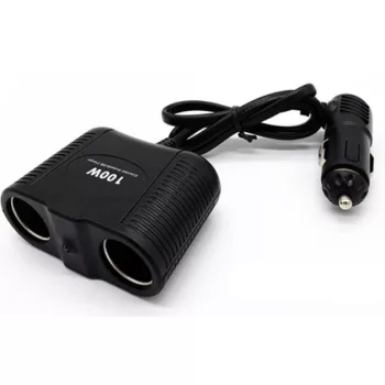   Szivargyújtó elosztó 2-es - állítható - 12/24V - max. 100W - 13238