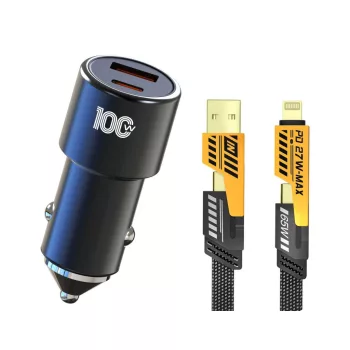 100W-os 4 az 1-ben gyorstöltő - USB/USB-C - 100W 5A 12-24V