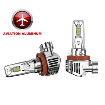   LED fényszóró izzó - 12V - 40W - 4000lm - párban - AL-H11