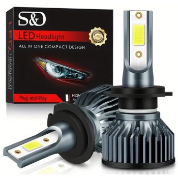   SMD-W15932-1 H7 V6 LED fényszóró szett - 24W - 12V - párban