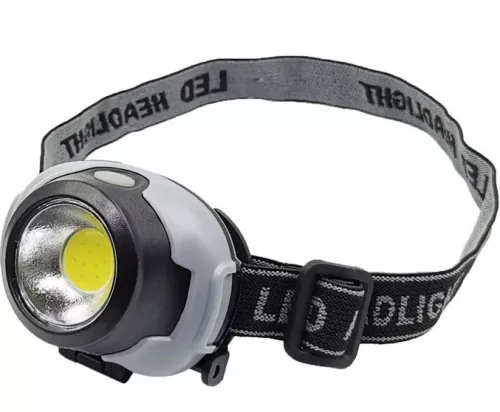 Elemes COB Led fejlámpa