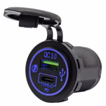 Beépíthető töltő/aljzat - 12/24V