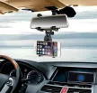 Visszapillantó tükörre rögzíthető mobiltelefon tartó