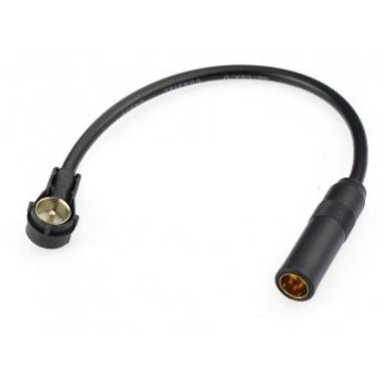 Autós antennarádió kábel DIN anya - ISO apa