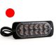 12LED-es stroboszkóp - piros - E jel - 12-24V - 18073