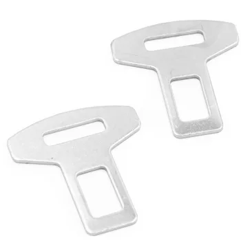 Autós szerviz csat / biztonsági öv csat - 2 db - ezüst