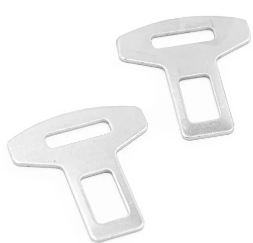 Autós szerviz csat / biztonsági öv csat - 2 db - ezüst