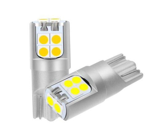 SMD-XM0003 T10-10SMD Led CANBUS izzó - fehér - 12-24V - párban