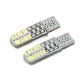 SMD-W07873 T10-24SMD Led CANBUS izzó - fehér -  12-24V - párban
