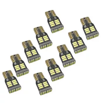 SMD-T10-18SMD helyzetjelző - fehér - 12V - 10db
