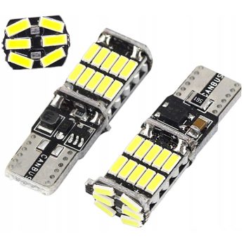 SMD-T10-4026-26SMD-2 T10 CANBUS LED izzó - 12-24V - párban