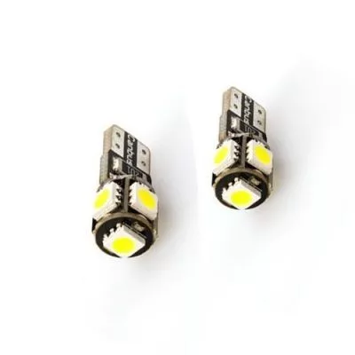 SMD-T10-5SMD-2 T10 helyzetjelző CANBUS LED izzó - 12V - párban