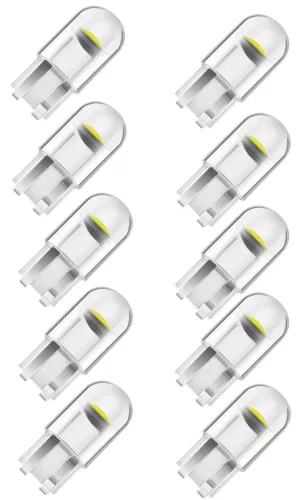 10db-os T10-COB Led izzó - fehér - 12V