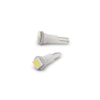 SMD-W00963 T5 1SMD 5050 LED izzó 12V - fehér - párban