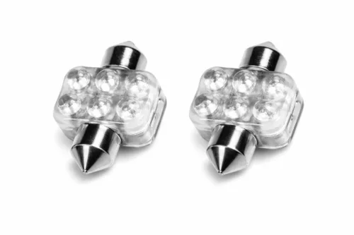 LED Szofita párban - 31mm - kék