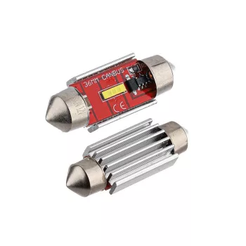 SMD-XM0009-1 1SMD Sofita Canbus Led izzó - 36mm - 12V