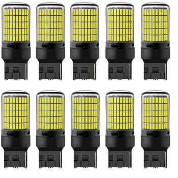   T20 W21W LED izzó - 7440-144SMD - fehér - 12-48V CANBUS - 10db-os