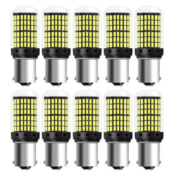10db-os 21W LED izzó - 1156-144SMD - fehér - 12-80V CANBUS