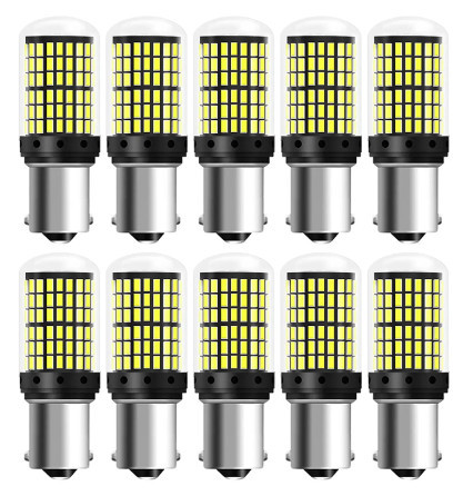 10db-os 21W LED izzó - 1156-144SMD - fehér - 12-80V CANBUS