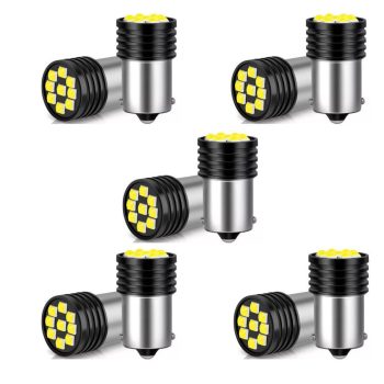 10db-os 21W LED izzó - 1156-9SMD - fehér - 12V - Canbus