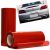 Autó lámpafólia - piros - 1mx30cm