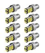 10db-os 21W LED izzó - 1156-4014-45SMD - fehér - 12/24V CANBUS