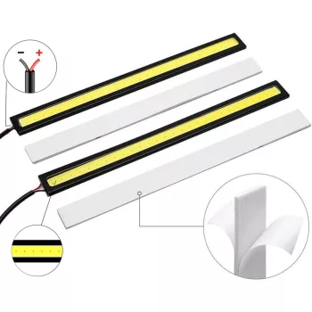 COB LED-es nappali menetfény - 17cm - párban