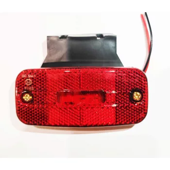 4 LED-es szélességjelző, piros - 12-24V - E jeles - W