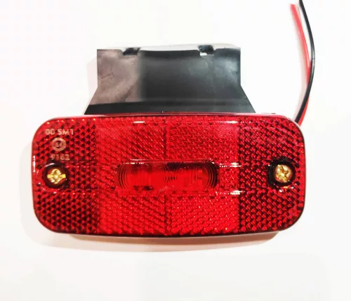 4 LED-es szélességjelző, piros - 12-24V - E jeles - W