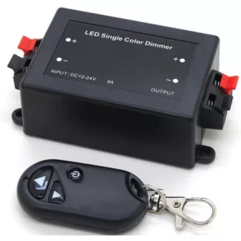 LED szalag dimmer távirányítóval - 12/24V