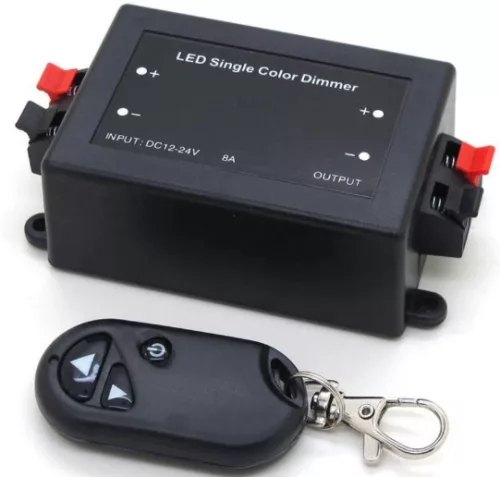 LED szalag dimmer távirányítóval - 12/24V