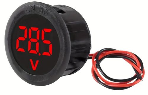 Digitális kijelzővel ellátott feszültségmérő -