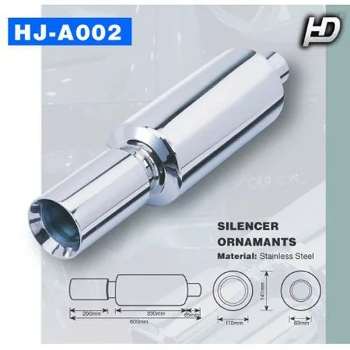 Rozsdamentes acél kipufogódob - KP-HJA002