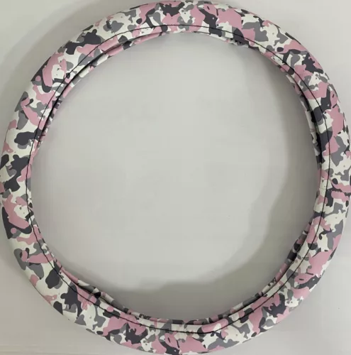 Univerzális kormányvédő - pink/terepmintás - 36-38cm - KV-TH38154T