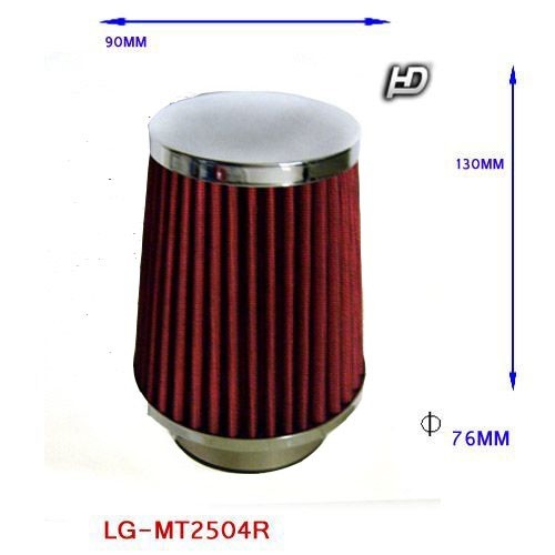 Direkt szűrő - sport levegőszűrő - piros színű - LG-MT2504R