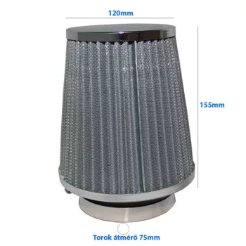 Univerzális sport légszűrő - karbon színű - LG-MT2504C