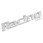 Króm autó logó Racing felirat - M-CXS35202