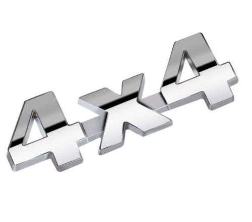 3D fém 4x4 autó embléma