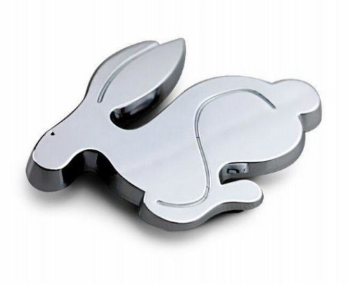 3D fém Nyúl autó logó