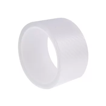 Öntapadós carbon/fehér szalag - 50mmx3m