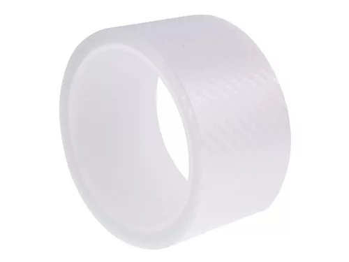 Öntapadós carbon/fehér szalag - 50mmx3m