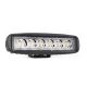 6 LED-es munkalámpa - 160x46mm, terítőfényű - ML-LW5018L