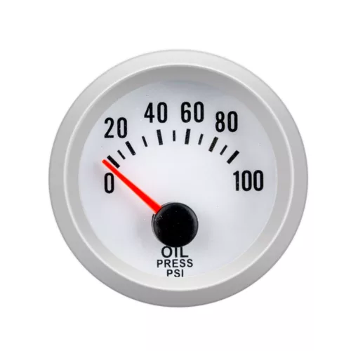 Olajnyomás mérő fehér számlap - OR-LED7704