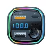 C26 Bluetooth kihangosító 5.3+EDR RGB - FM/Transmitter - 12/24V
