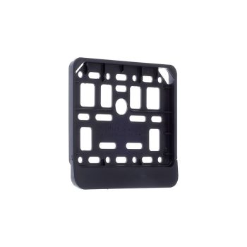 Motor rendszámtábla - fekete - 14x11cm