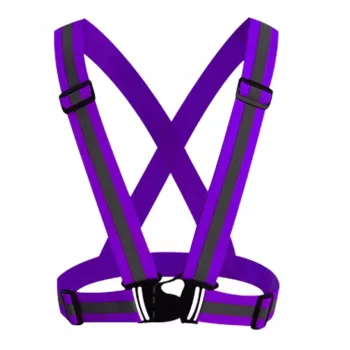 Láthatósági mellény - lila