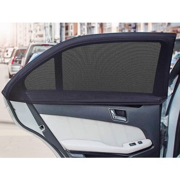 2db-os autó napellenző - fekete