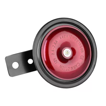 12V-os kürt - 95 dB, átmérő 65 mm - piros